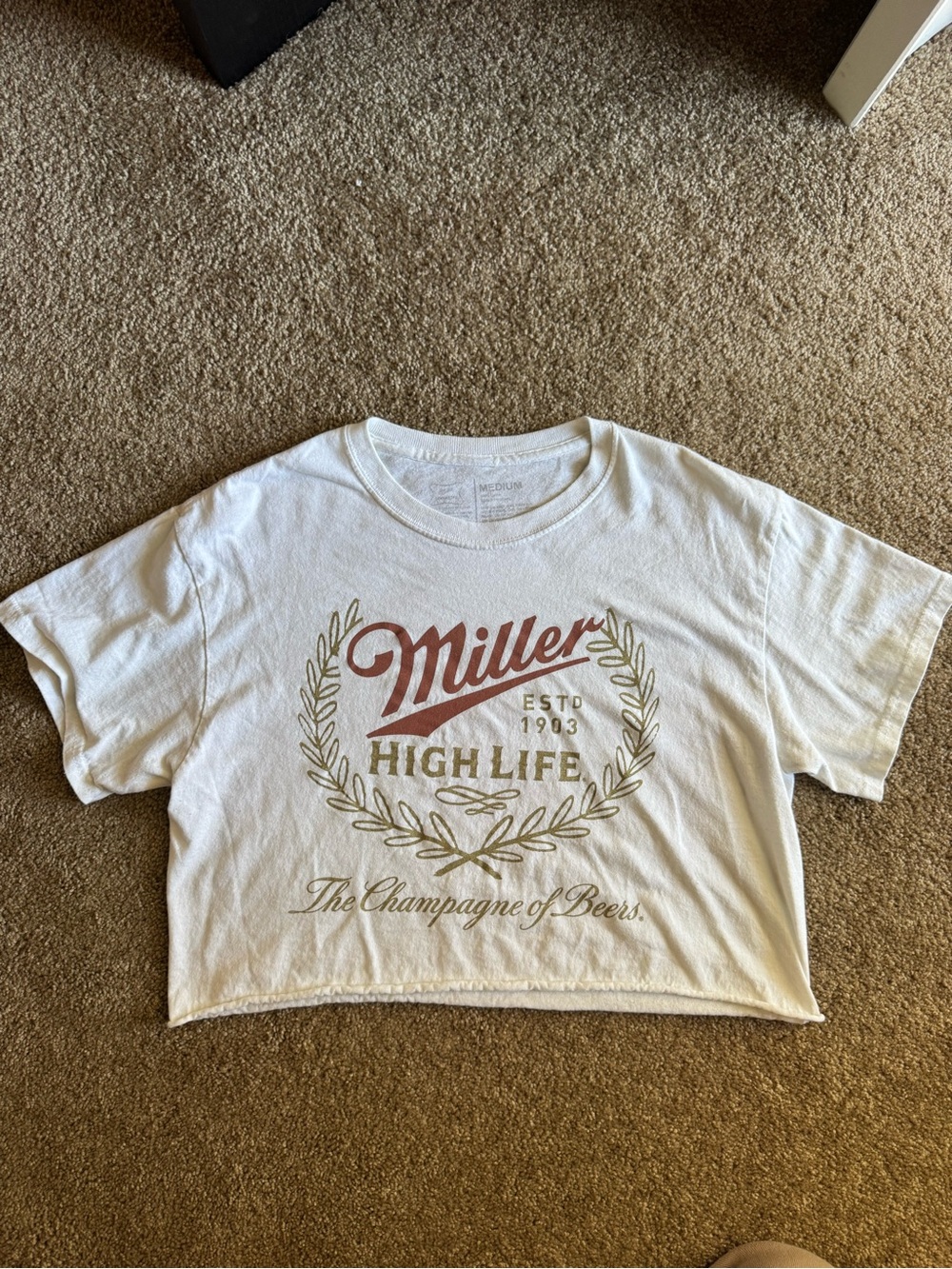 Miller Highlife Women’s Crop Tshirt